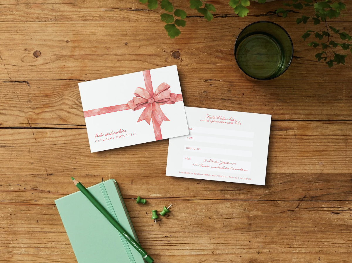 Gutschein Yogatherapie Einzelstunde 60 Minuten